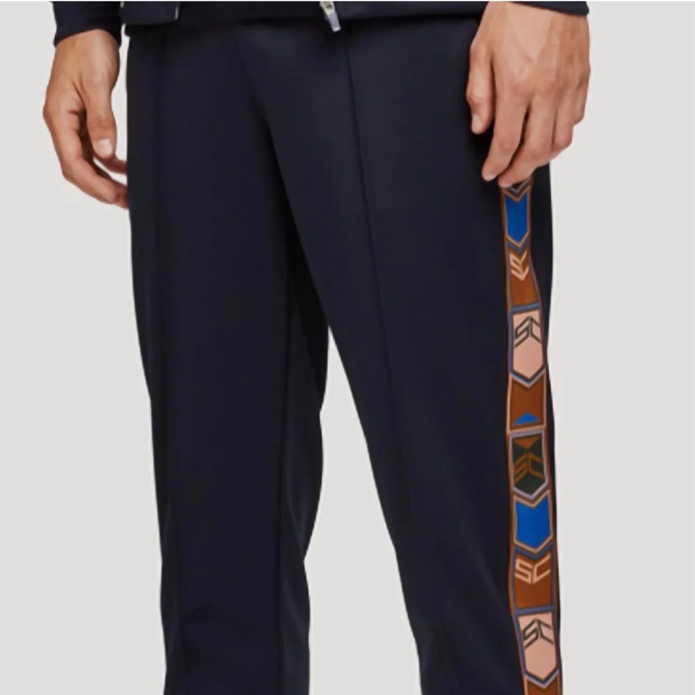 Scotch & Soda Tape Detail Track Pants Navy Sz xL